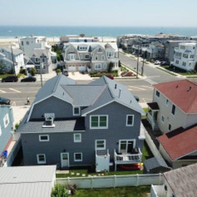 6. Synthetic Slate Roof With Copper Valleys And Step Flashings In Longport Nj