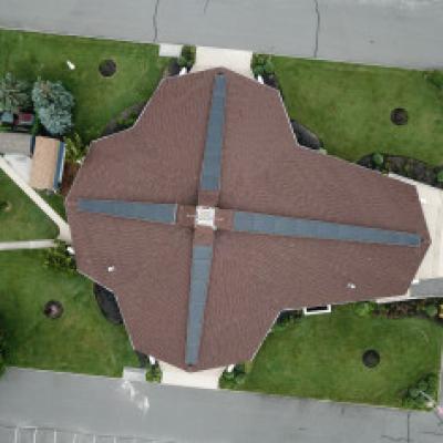 24. New Gaf Shingle Roof And Epdm Flat Roofs On Church In Northfield Nj